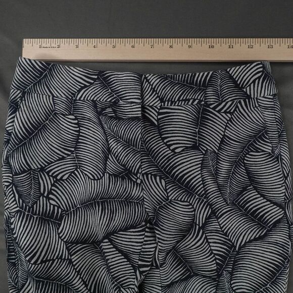 Ann Taylor Women Capri Pants 00P Blue Coastal Preppy Statement Academia Nautical - Picture 6 of 9